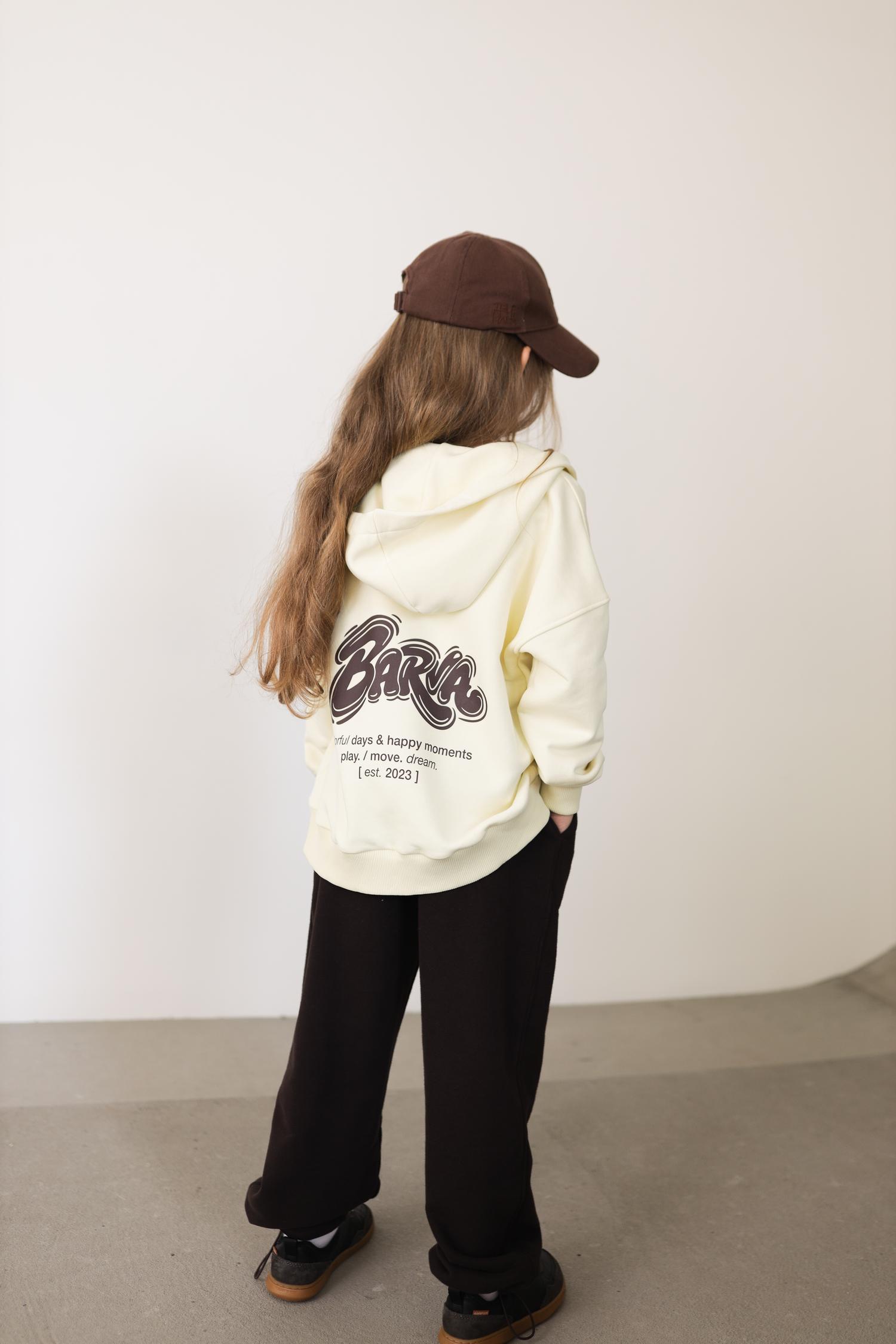 Худі зіп barvà вершковий unisex 